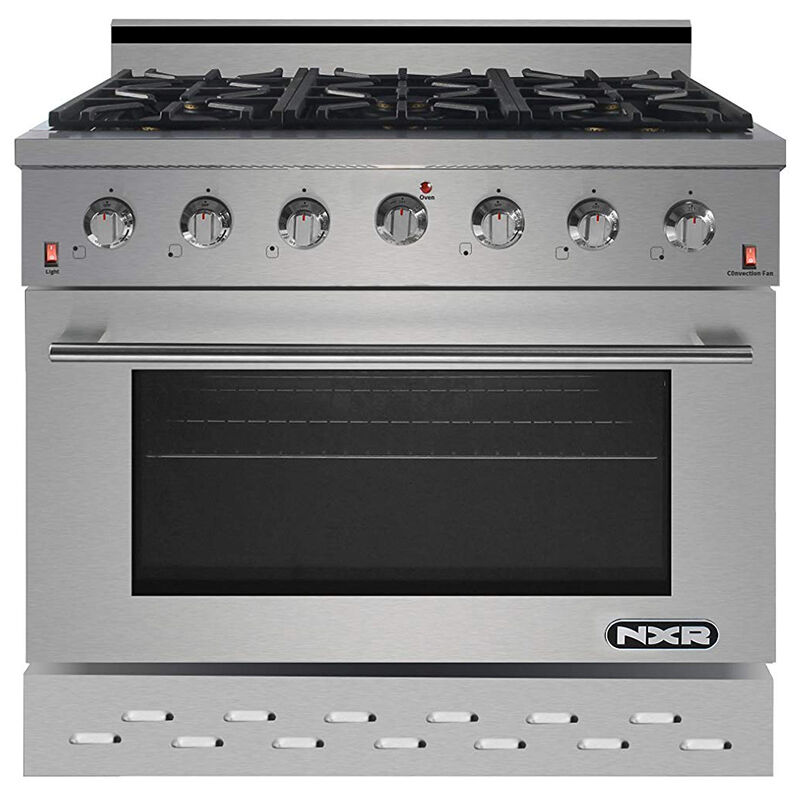 NXR SC3611 36 in. Stainless Steel Pro-Style Natural Gas Range