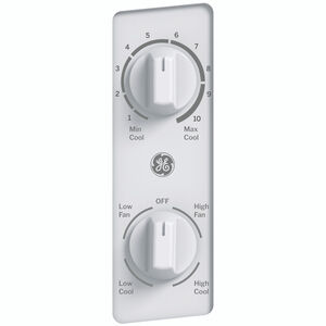 GE 5,050 BTU Window Air Conditioner with 2 Fan Speeds - White, , hires