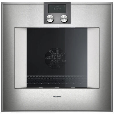 Gaggenau 400 Series 24 in. 3.2 cu. ft. Electric Single Wall Oven with Standard Convection - Stainless Steel | BO450611