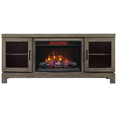 Bell'O 63.5 in. Berkeley Media Mantel TV Stand - Spanish Grey | 26MM6022-I61