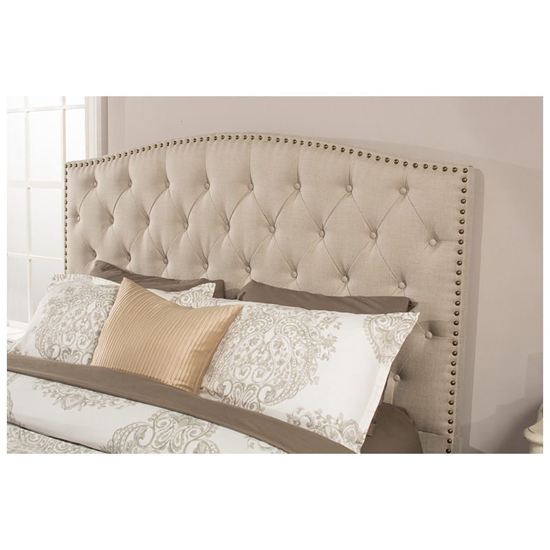 Lila Queen Headboard Sandstone Linen 2297573