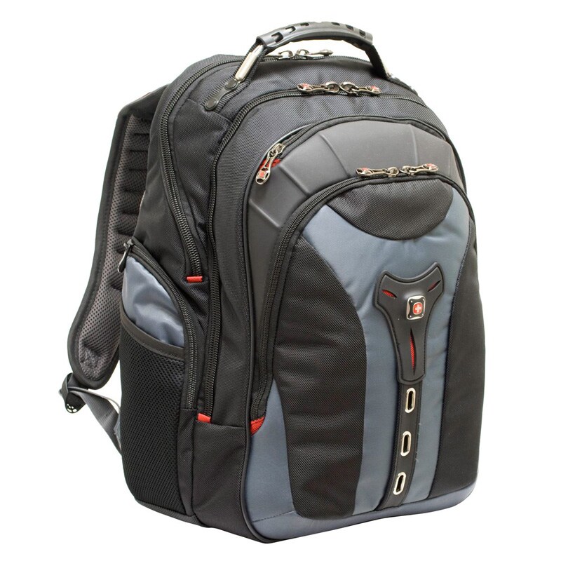 black computer backpack