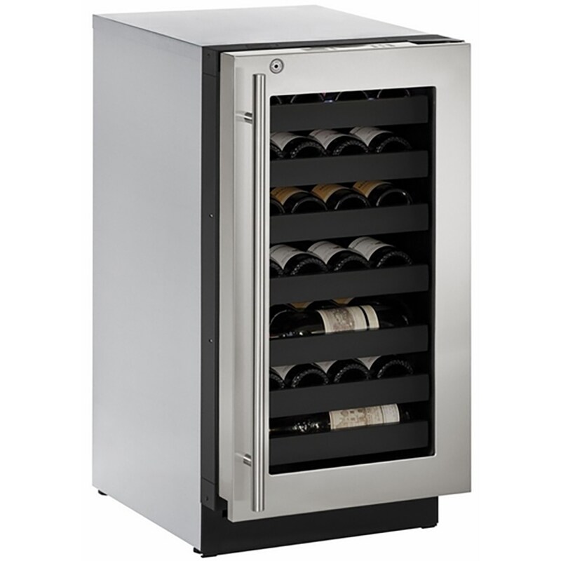 ULine 31 Bottle BuiltIn Wine Cooler Stainless Steel