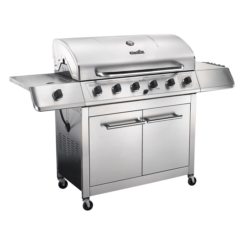 Char-Broil Traditional Series 6-Burner Stainless Steel Propane Grill ...