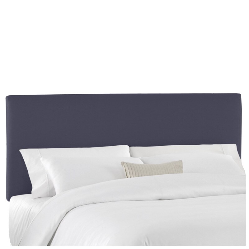 Skyline Furniture Twill Fabric Twin Size Upholstered Headboard - Navy