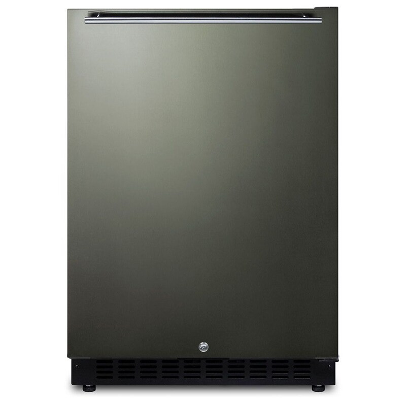 Summit 24" 4.8 Cu. Ft. ADA Undercounter Refrigerator Black Stainless