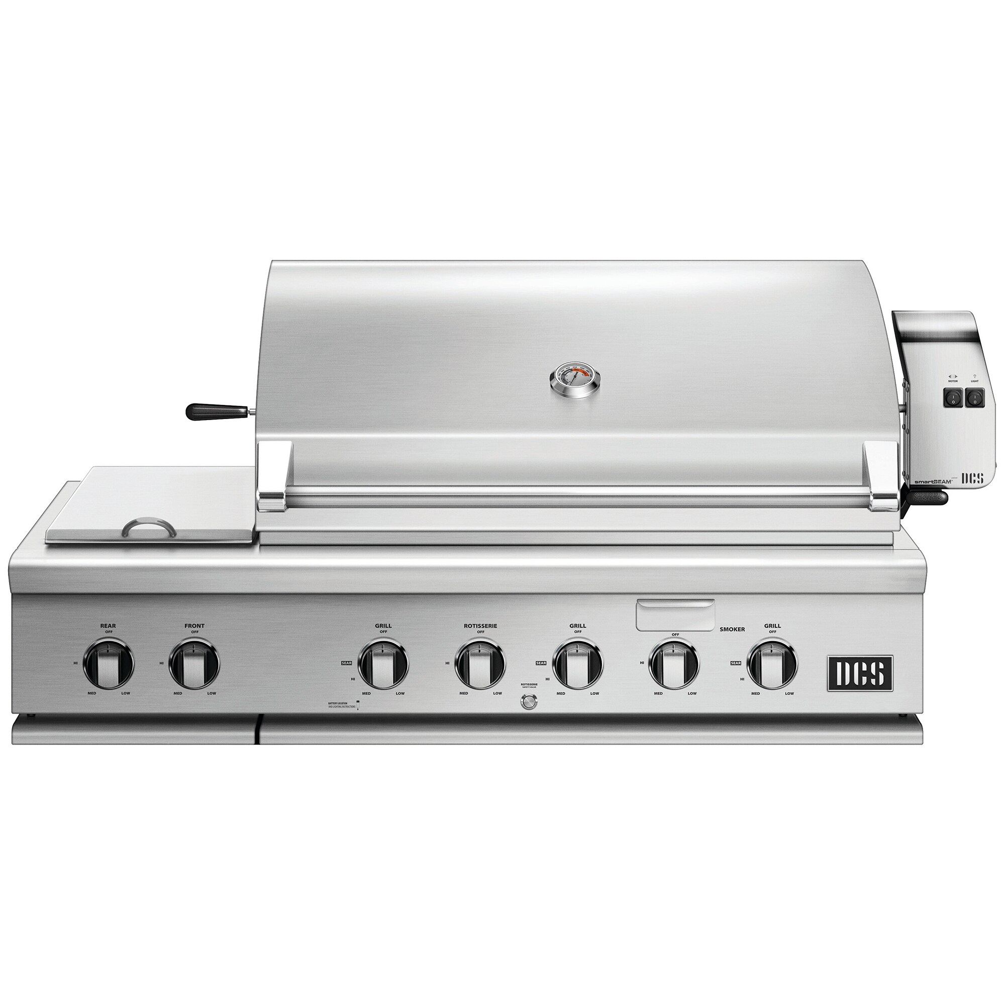 DCS Designer 48" BuiltIn 4Burner Propane Gas Grill with Dual Side
