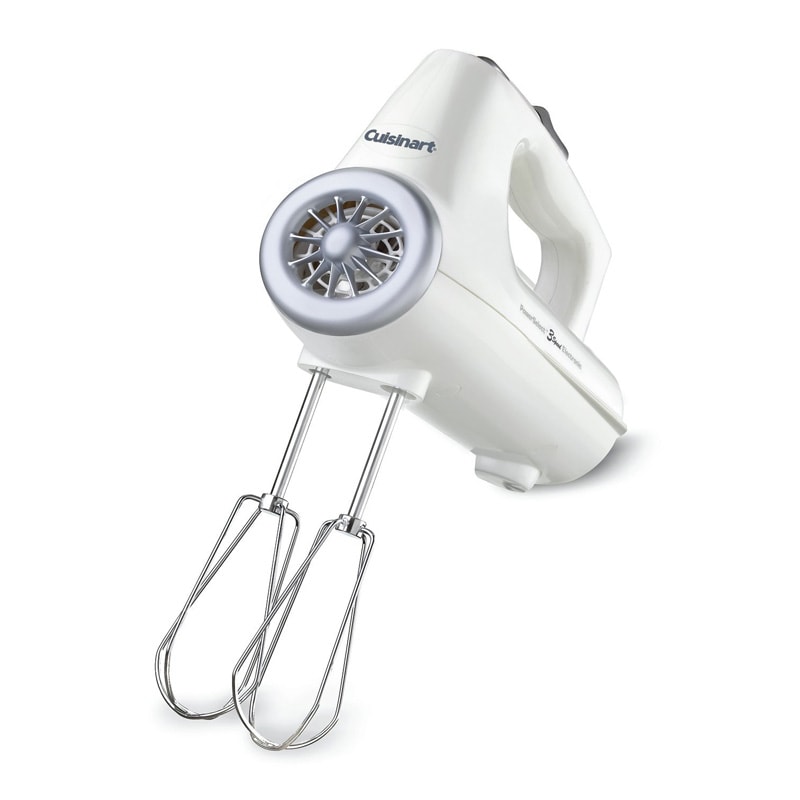 Cuisinart PowerSelect 3Speed Electric Hand Mixer White PCRichard