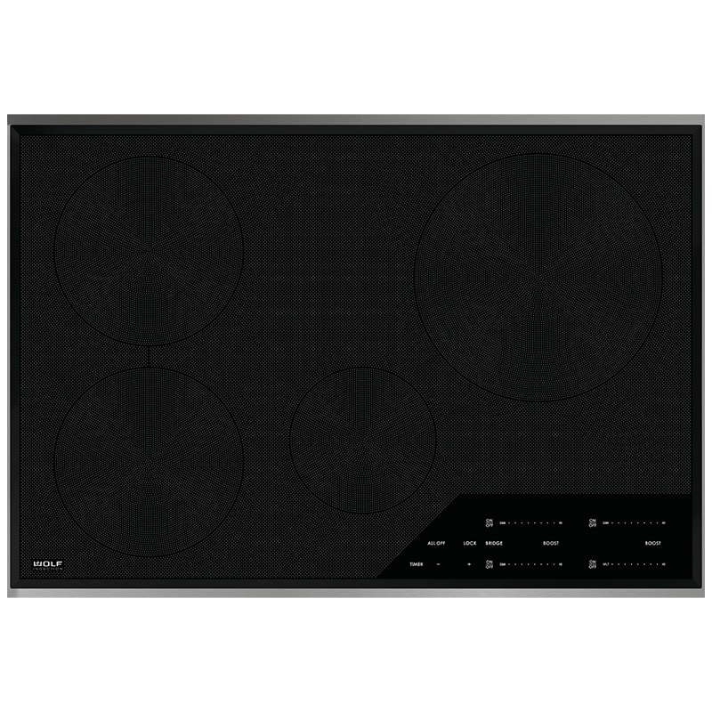 Wolf 36" Induction Cooktop with 5 Burners Black CI365CB