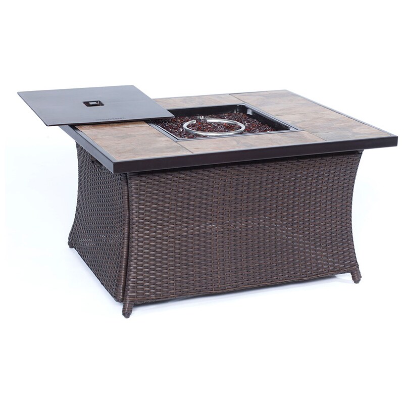 Hanover Fire Pit/Coffee Table With Pocelain Tile Top 40,000 BTU