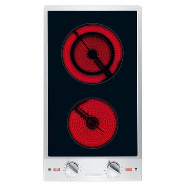 Miele 12" Electric Cooktop with 2 Burners Stainless Steel PCRichard