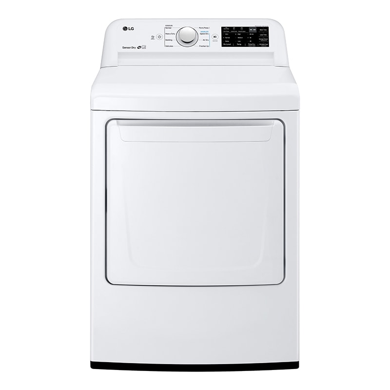 LG 27" 7.3 Cu. Ft. Electric Dryer with Sensor Dry Technology White