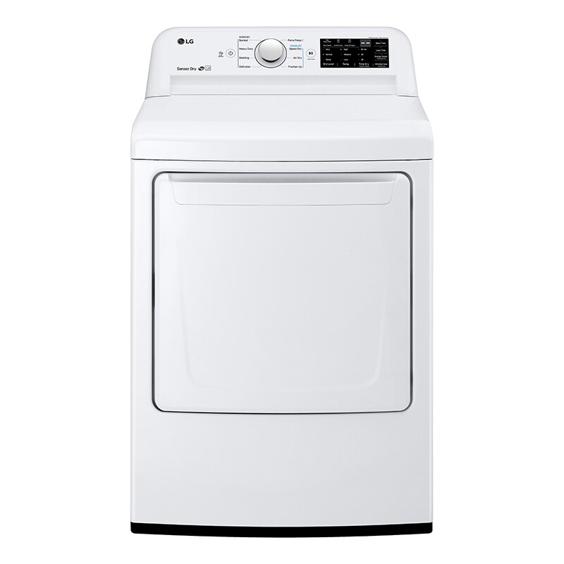 LG 27" 7.3 Cu. Ft. Front Loading Gas Dryer with 8 Dryer Programs, 7 Dry