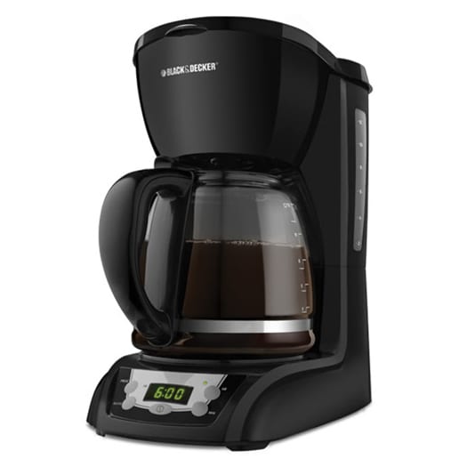 Black & Decker 12 Cup Programmable Coffee Maker Black