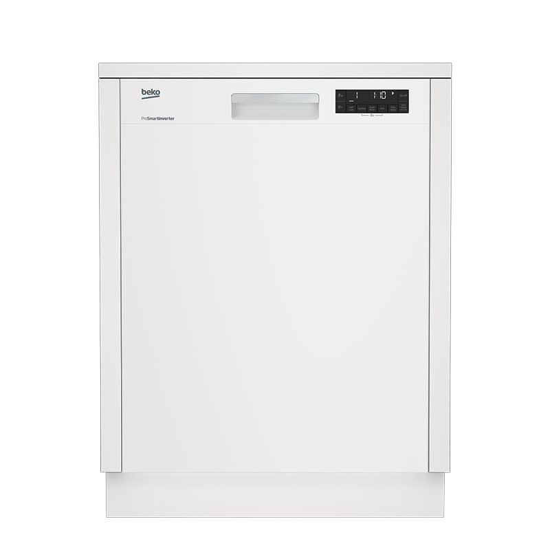 Beko 24" Dishwasher with 48 dBA Quiet Level, 5 Wash Cycles & Front