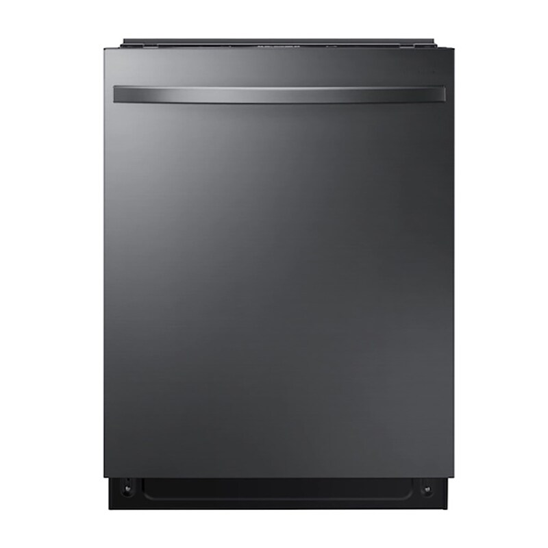 black stainless steel dishwasher
