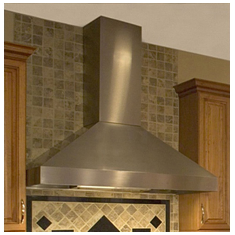 Vent-A-Hood Euroline Pro Series 48" Chimney Style Range Hood with 600 Stainless Steel Stove Hood Vent
