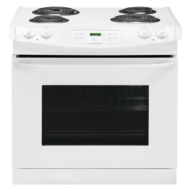 Frigidaire 30" DropIn Electric Range White FFED3015PW