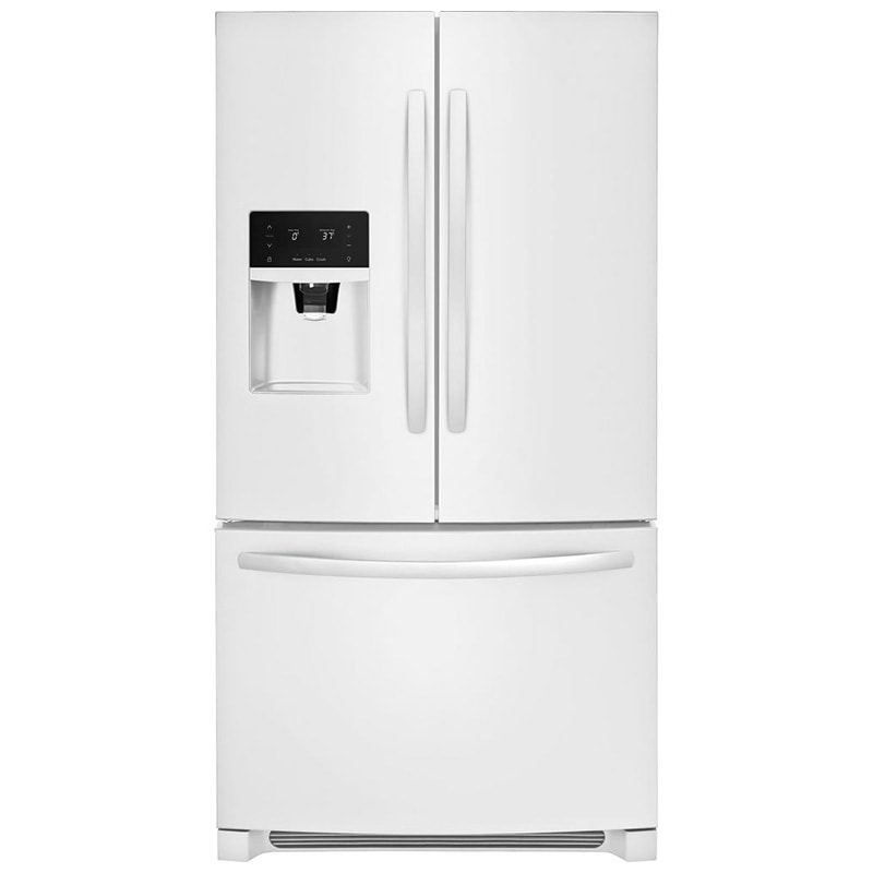 Frigidaire 36 26 9 Cu Ft French Door Refrigerator With Ice Water Dispenser White