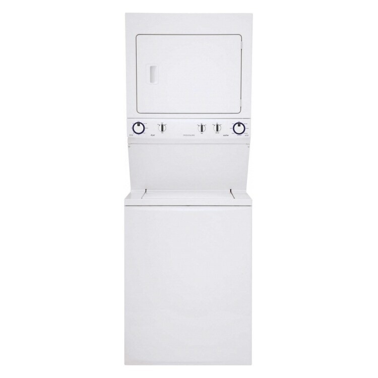 Frigidaire Piggyback Gas Washer/Dryer Combo White
