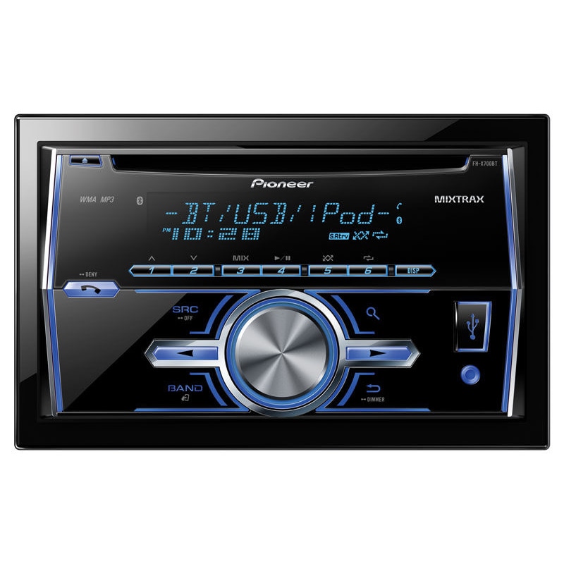 Pioneer InDash AM/FM CD Player Car Stereo FHX700BT