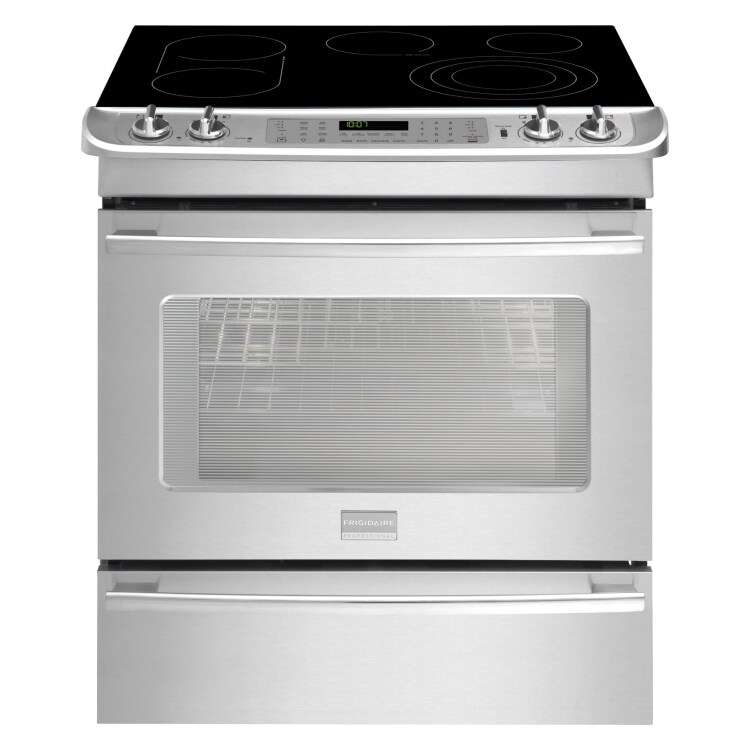 Frigidaire Professional 30" SlideIn Electric Range SmudgeProof