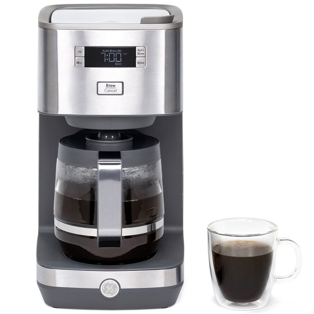 GE Drip Coffee Maker with Glass Carafe G7CDAASSPSS