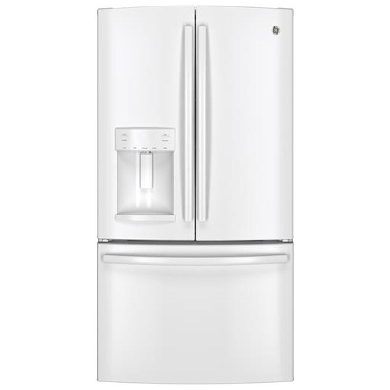 GE 25.7 Cu. Ft. French Door Refrigerator White