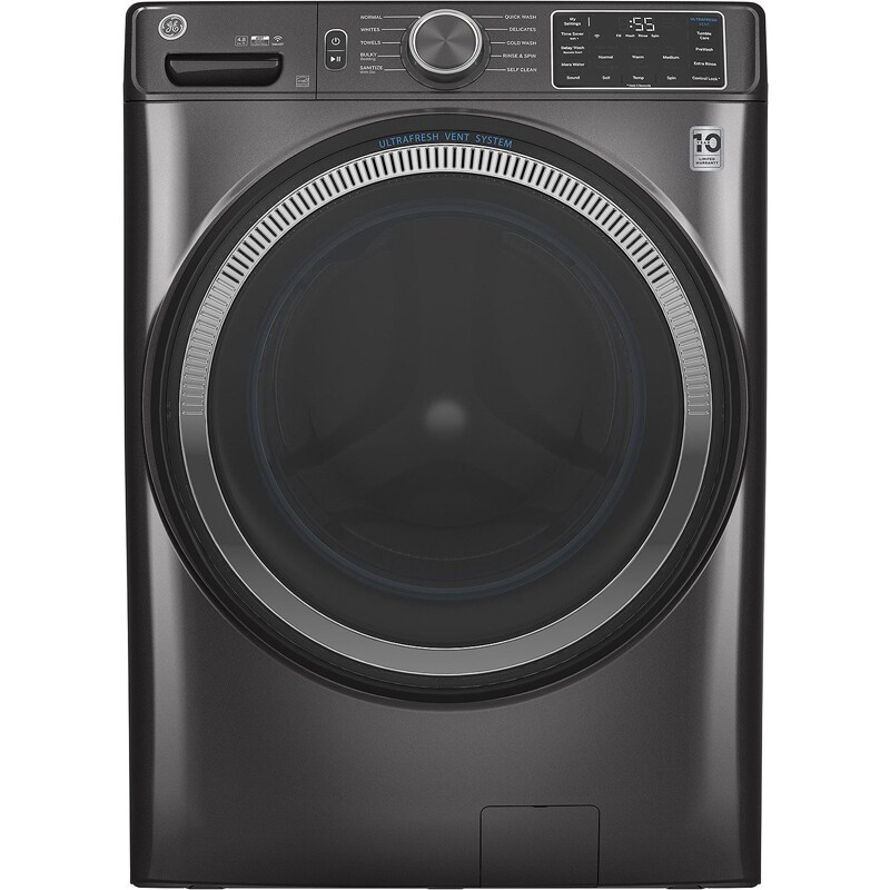 GE Front Loading 4.8 Cu. Ft. Washer with Sanitize with Oxi Cycle