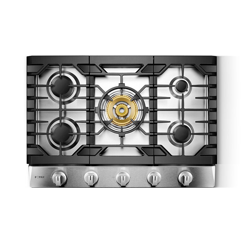 Fotile 30" Gas Cooktop with 5 Sealed Burners Black