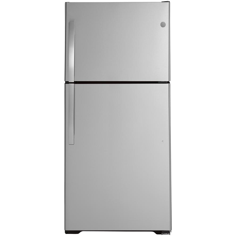 Ge 19 2 Cu Ft Top Freezer Refrigerator Stainless Steel Pcrichard Com Gts19ksnrss
