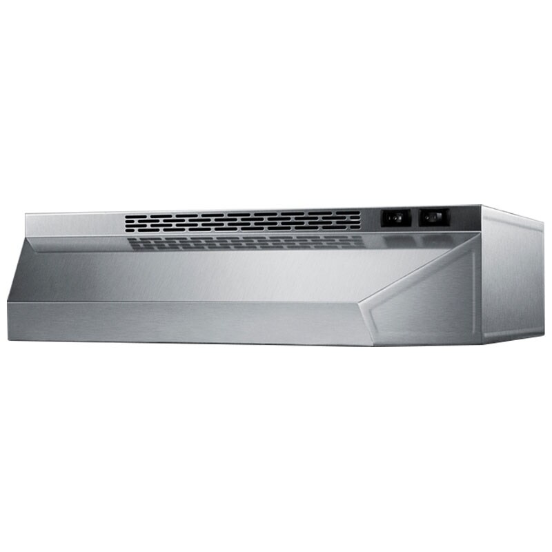 Summit 20" Convertible Under Range Hood Stainless Steel