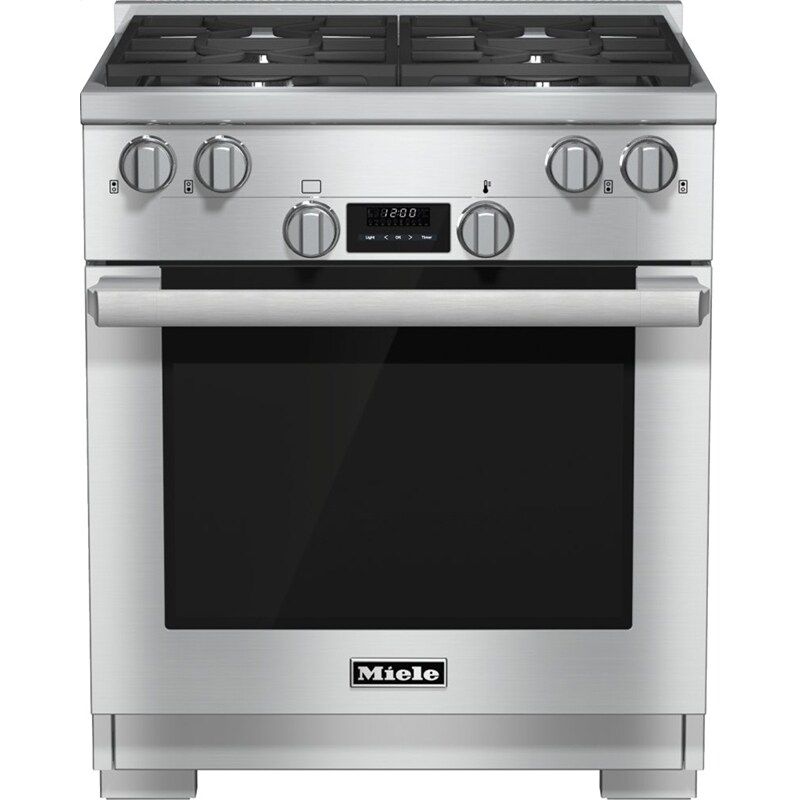 Miele 30" Free Standing Dual Fuel Range Stainless Steel PCRichard