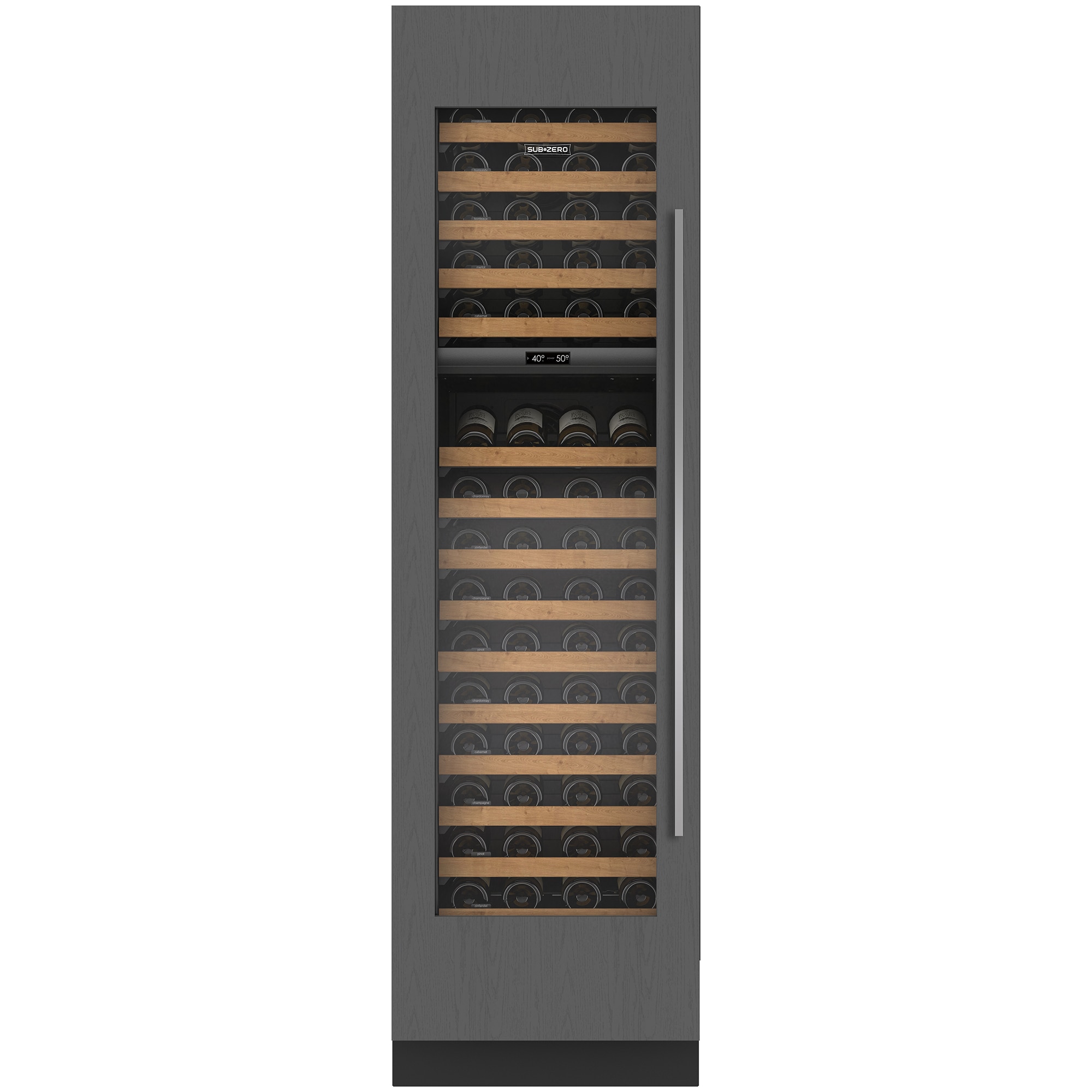 SubZero 102 Bottle BuiltIn Wine Cooler IW24LH