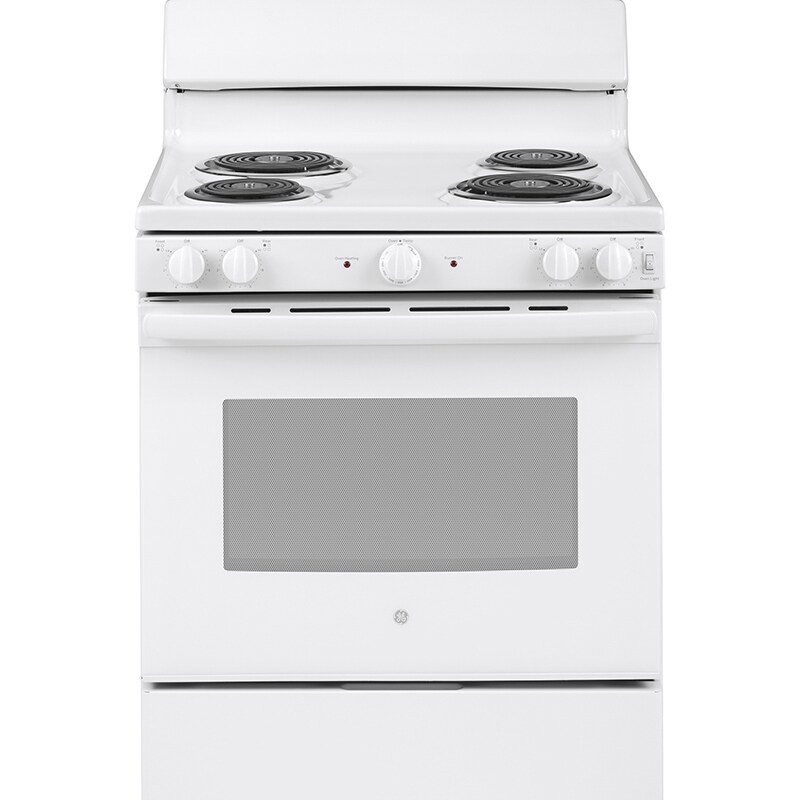 GE 30" 4Burner Free Standing Electric Range White