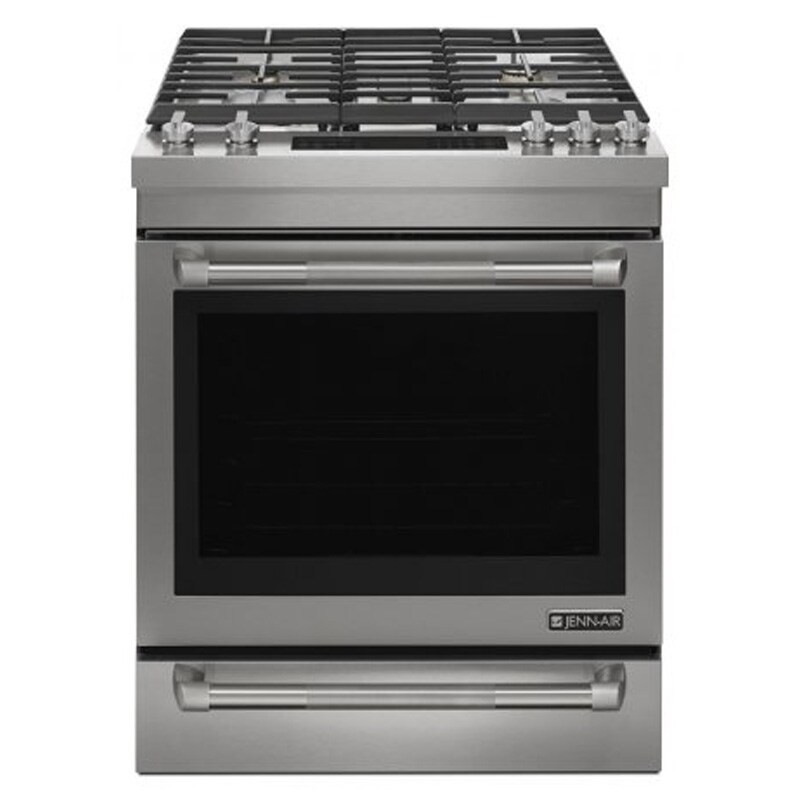 Jennair 30 Slide In Dual Fuel Range Stainless Steel Pcrichard