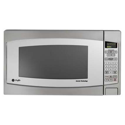 Ge Profile 2 2 Cu Ft Countertop Microwave Stainless Steel