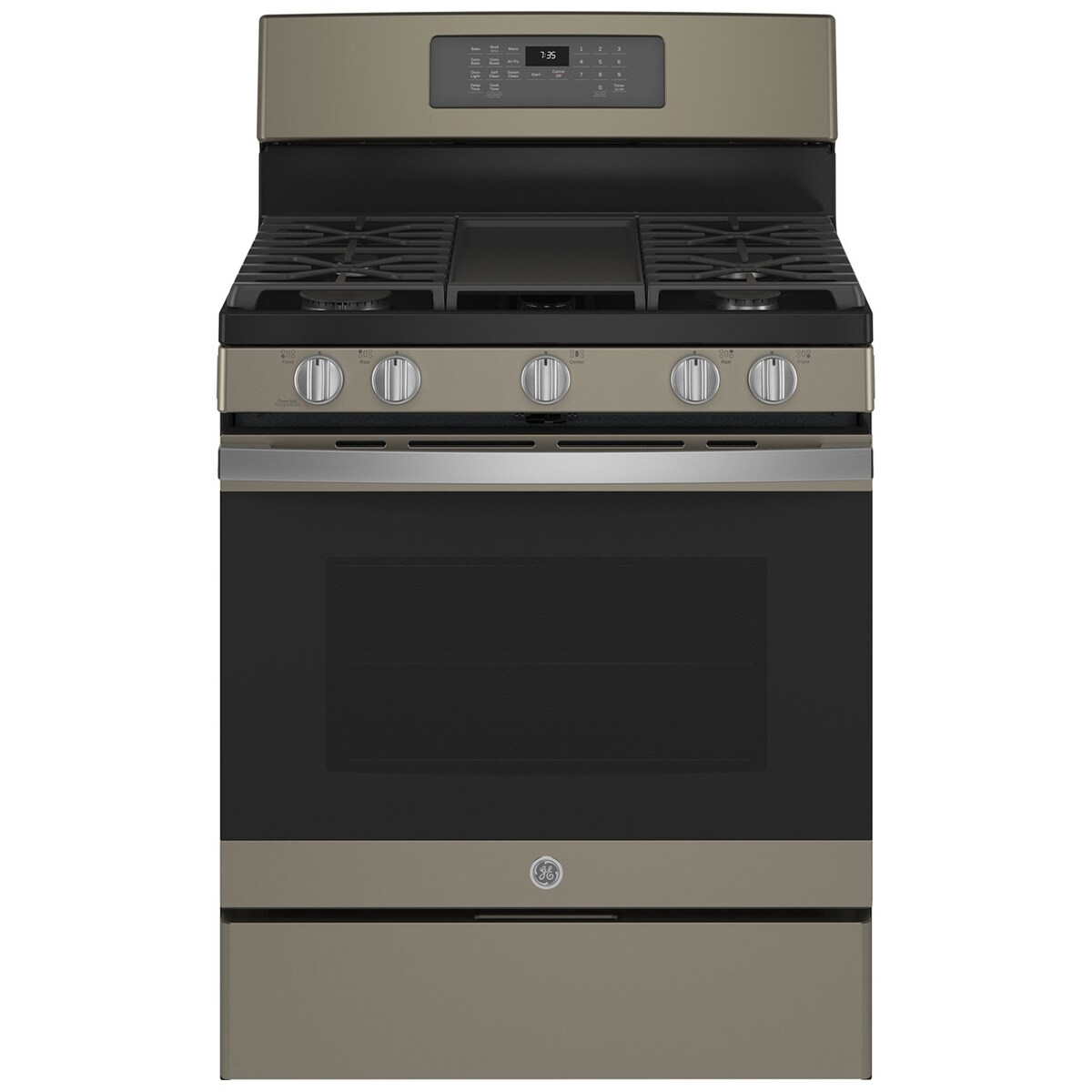 GE 30" Free Standing SelfCleaning Gas Range with Air Fry Slate
