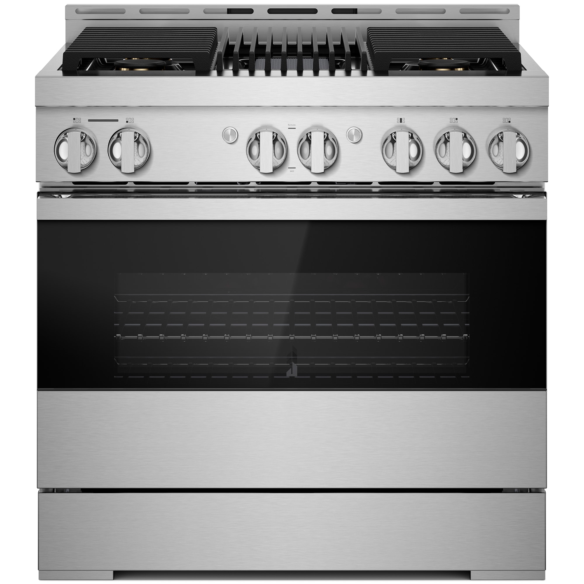 JennAir Noir 36" Freestanding Gas Range with 4 Sealed Burners & 5.1 Cu