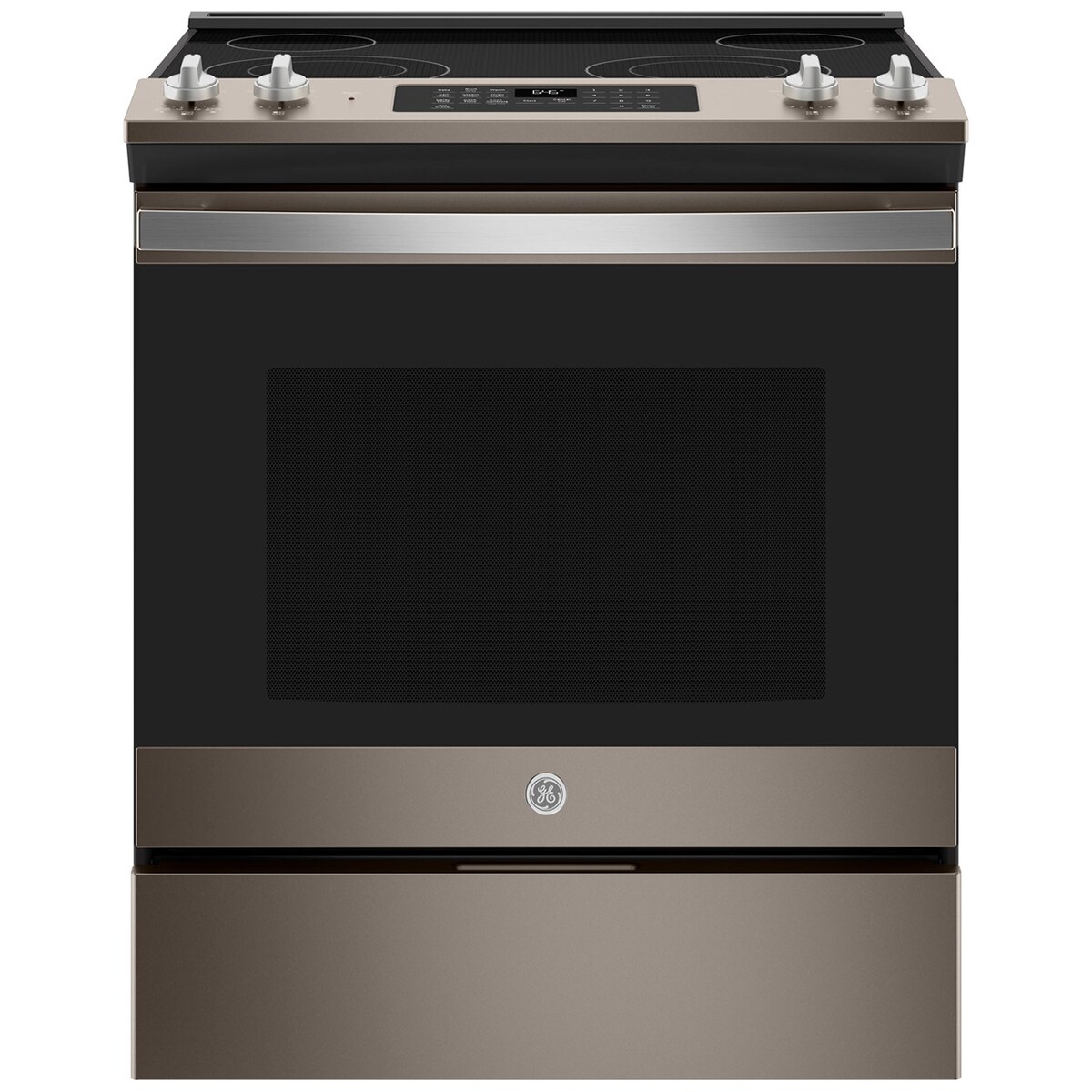 GE 30" SlideIn Electric Range with 4 Smoothtop Burners, 5.3 Cu. Ft