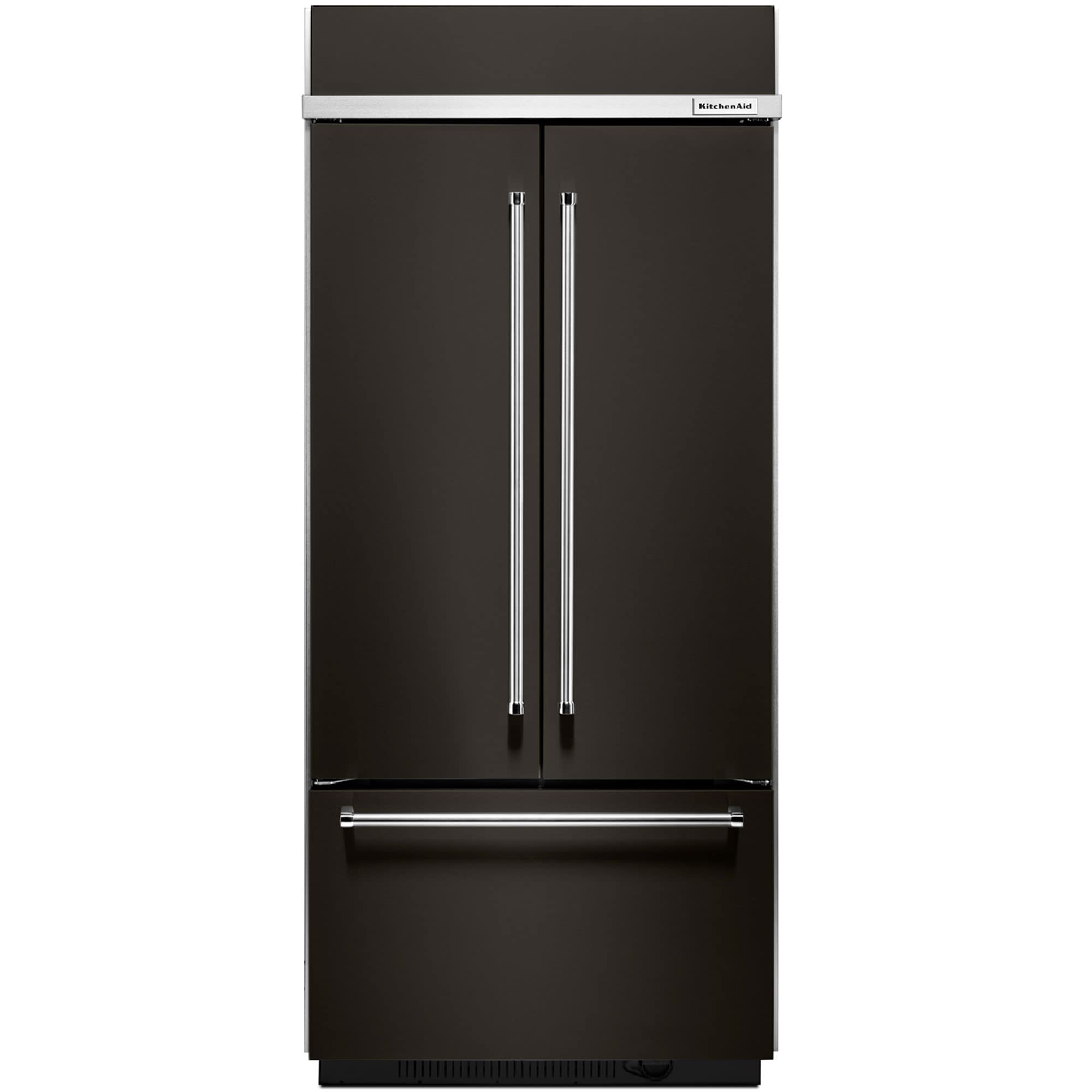 KitchenAid 36" 20.8 Cu. Ft. BuiltIn Refrigerator Black Stainless