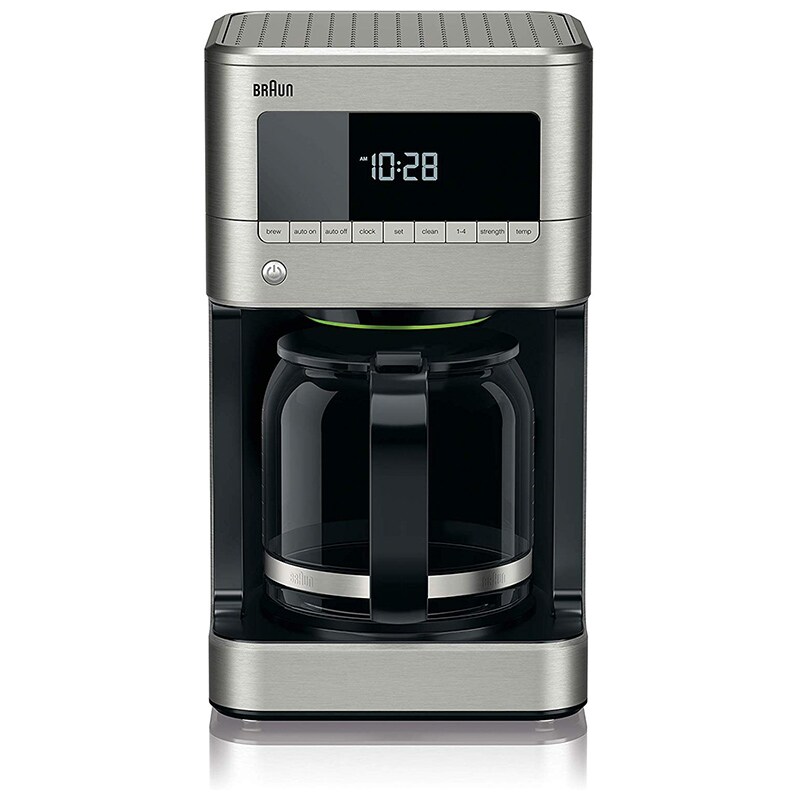 Braun Coffee Maker with 12 Cup Capacity Stainless Steel PCRichard