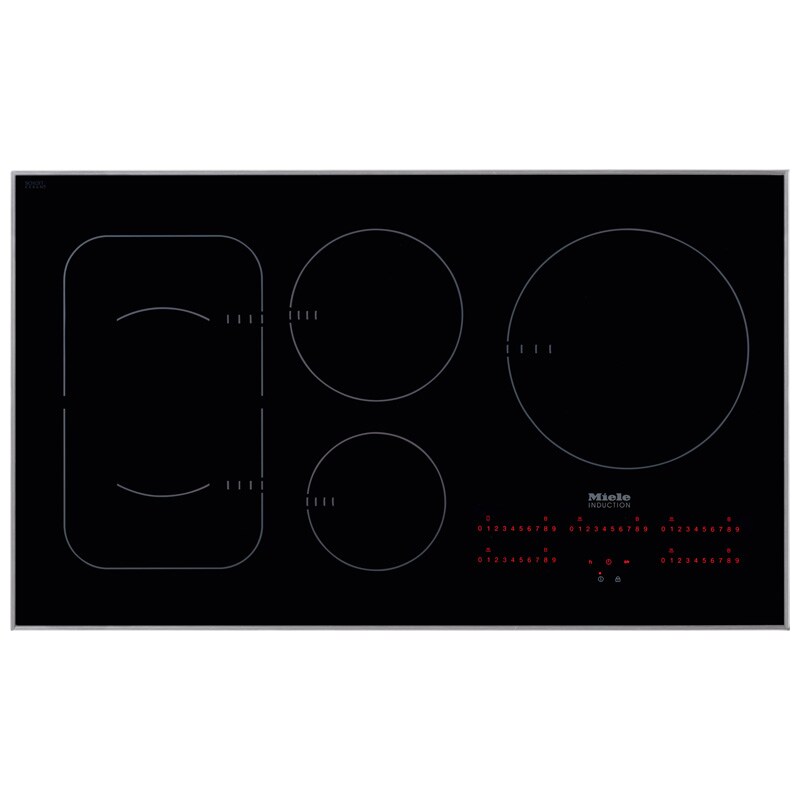 Miele 36" Induction Cooktop with 4 Burners Black KM6370