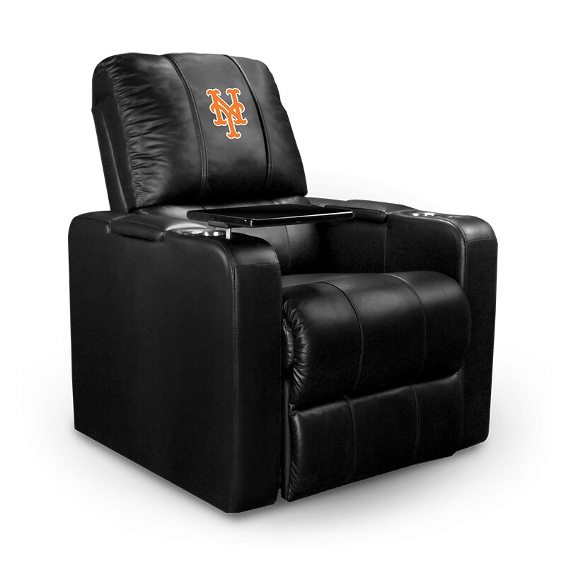 RelaX Power Recliner w/ MLB New York Mets Zip On/Off Logo Panel