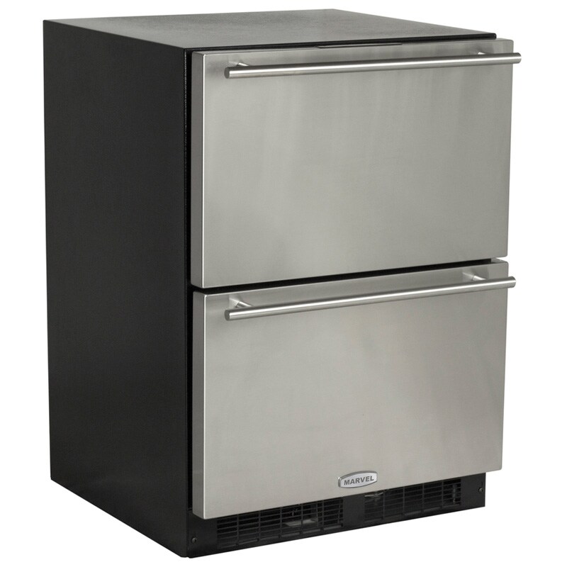 Marvel 24" BuiltIn 5.5 Cu. Ft. Compact Double Drawer Undercounter