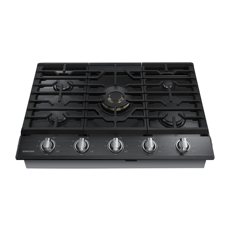 Samsung 30" Gas Smart Cooktop with 5 Sealed Burners & Griddle Black