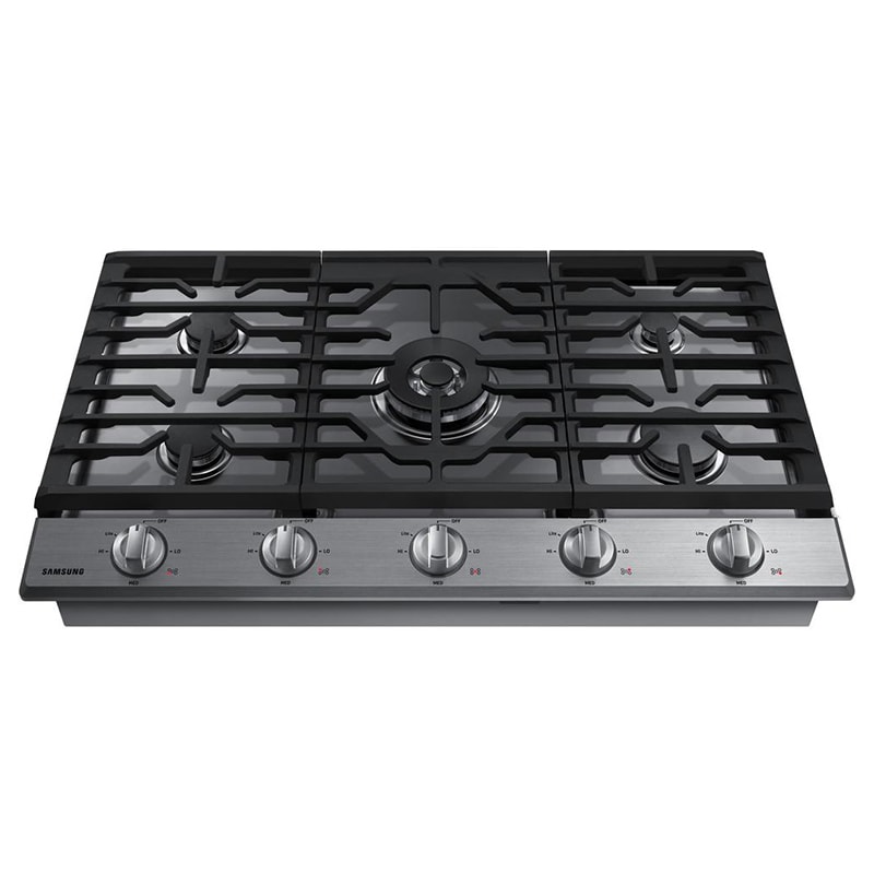 Samsung 36" Gas Smart Cooktop with 5 Sealed Burners & Griddle