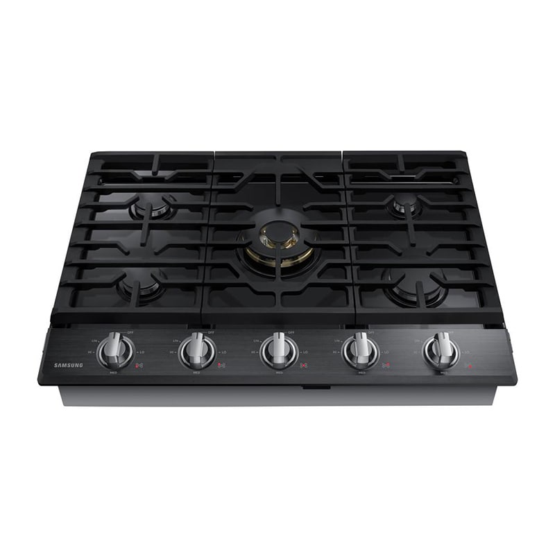 Samsung 36" Gas Smart Cooktop with 5 Sealed Burners & Griddle Black