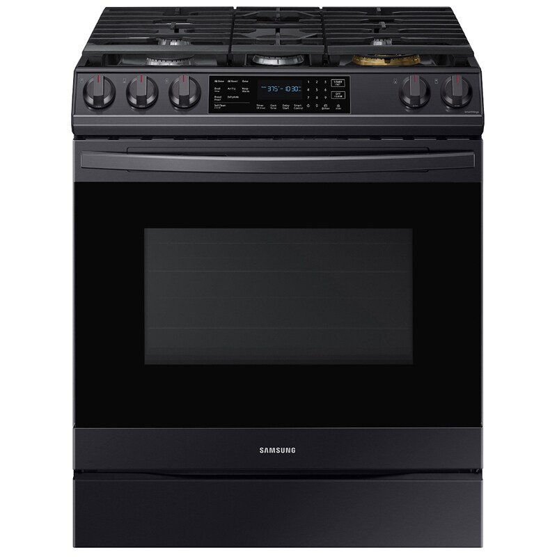 Samsung 30" SlideIn Gas Range with Air Fry Fingerprint Resistant