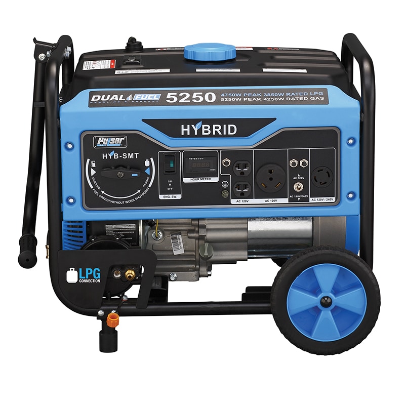 Pulsar 5,250 Watt Propane and Gas Engine Generator
